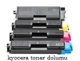 kyocera fs-c 2626 renkli lazer toner dolumu 