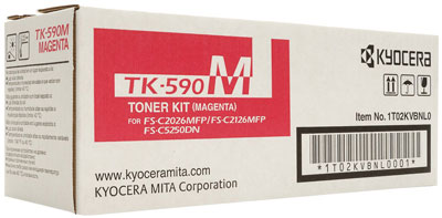 kyocera tk590 m kırmızı orjinal toner