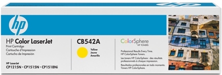 HP CB542A (125A) sarı muadil toner 