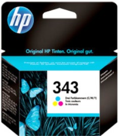 HP C8766 no:343 Renkli Orjinal Kartuş