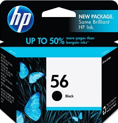 HP C6656A no:56 Siyah Orjinal Kartuş