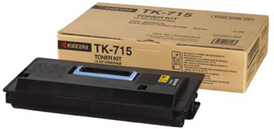 kyocera tk715 siyah orjinal toner